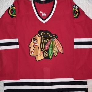 Vintage Authentic Blackhawks Jersey
